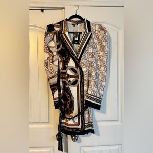 Business Babe Blazer Mini Dress - Black/combo